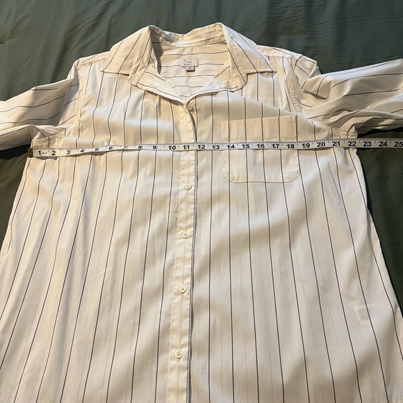 A New Day Cream and Black Striped Shirt - Picture 3 of 5
